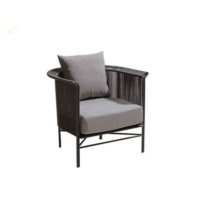 Garden Furniture Outdoor Rattan Sofa Rope Garden Sofa Set With Coffee Table Sectional