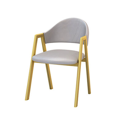 Wooden Armrest Dining Chair 48x45x72cm Endurable Environmentally Friendly