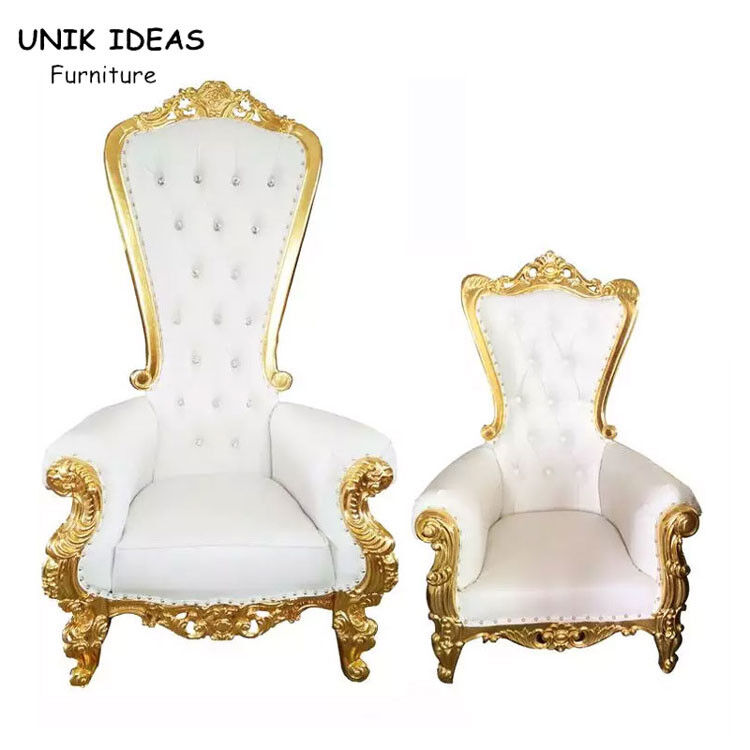 Royal High Back King Throne Chairs Wedding Rental Bride And Groom Sofa Chair