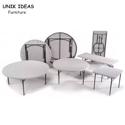 Guter Preis 5ft HDPE Plastikrundtisch-faltbares tragbares für Partei-Ereignis im Freien Online