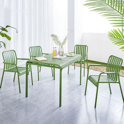 Guter Preis Aluminum Metal Patio Terrace Balcony Leisure Chair and Table Set Outdoor Armchairs Online