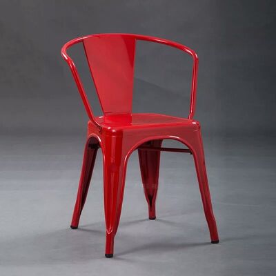 Guter Preis Antike Industrie-Metall-Eisen Esszessel Restaurant Kaffeehaus-Stühle Online