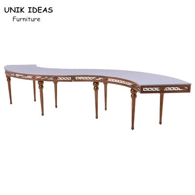 Guter Preis Kreispartei-Edelstahl Nistenshall round banquet foldable table Online