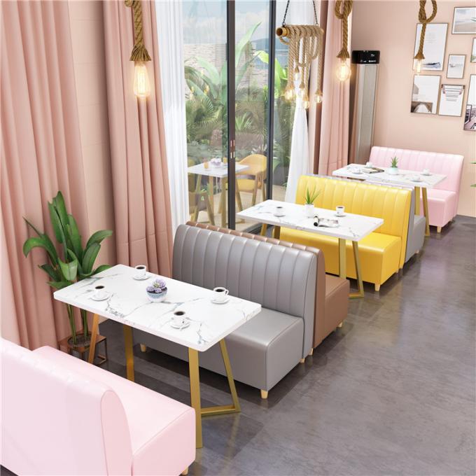 Reihenrestaurantstandsofa- und -tabellensätze des neuen Entwurfs moderne