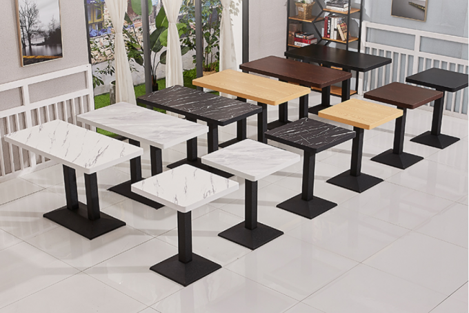 Reihenrestaurantstandsofa- und -tabellensätze des neuen Entwurfs moderne